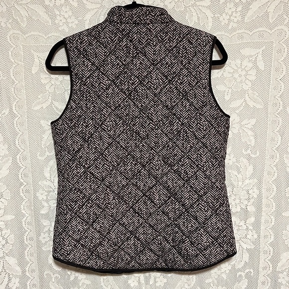 Catherine Malandrino Quilted Herringbone Vest - Picture 4 of 4